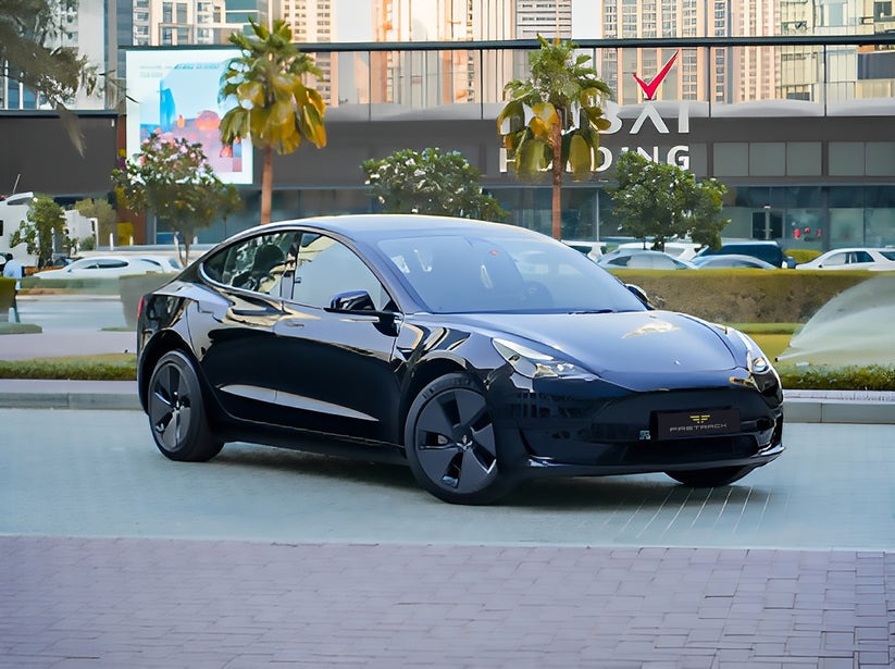 The Tesla Model 3 2023 has an outstanding driving range and strong performance. All Model 3s include heated front seats, GPS, and Tesla's Autopilot semi-autonomous driving technology as standard equipment. The Model 3 accelerates quickly, smoothly, and practically silently, thanks to the electric motor's tremendous punch from a standstill. The Model 3, like all Tesla vehicles, stores its battery beneath the floor, resulting in a low center of gravity. This allows it to turn sharply and feel grou